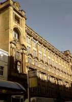 Expanded to its current size in 1905, it replaced the origional building built in 1879. This view is from Union Street and shows the Scotrail Offices at Caledonian Chambers.<br><br>[Graham Morgan 07/08/2006]