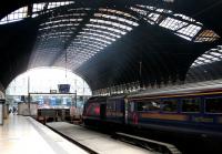 Reflections. Paddington buffer stops. July 2005.<br><br>[John Furnevel 20/07/2005]