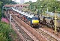 Glasgow Central - Kings Cross train approaching Rutherglen in August 2006 heading for its first stop at Motherwell.<br><br>[John Furnevel 15/08/2006]