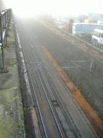 Looking down on Dalmarnock Low Level from above.<br><br>[Colin Harkins 04/02/2006]