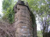 Bridge support carrying the Switchback line across Duke Sreet, Glasgow.<br><br>[Colin Harkins 31/05/2006]