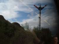 One of the Stone Signals which are only activated to Danger by rock fall.. Viewed from the 1240hrs service from Glasgow to Oban.<br><br>[Colin Harkins 06/05/2005]