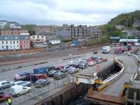 View from the ferry port toward the station exit.<br><br>[Colin Harkins 05/06/2005]