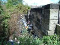 Infill of this overbridge between Parkhead South and Tollcross at Ogilvie Street<br><br>[Colin Harkins 29/08/2006]