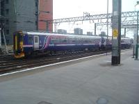 First Scotrail liviried Class 156 156446 entering Glasgow Central <br><br>[Graham Morgan 26/08/2006]