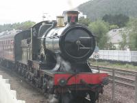 Off we go! City of Truro leaves Aviemore with the 2.45pm to Broomhill.<br><br>[Mark Poustie 31/08/2006]