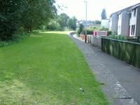 Platform at Kirriemuir... well kept lawn<br><br>[Colin Harkins 31/08/2006]