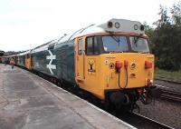 HRT/FM railtours to the Far North & Kyle have a lenghty break at Perth on the journey north. 2x50s.<br><br>[Brian Forbes 22/05/2006]