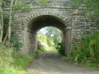 Looking South under road bridge.... to the north of this nature has mostly obscured the the <BR/>old line<br><br>[Colin Harkins 31/08/2006]