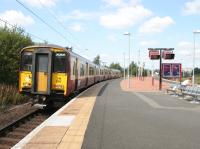 SPT liveried 318265 about to leave Rutherglen for Dalmuir on 15 August 2006.<br><br>[John Furnevel 15/08/2006]