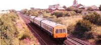 Following an accident in 1982,Cardowan Colliery closed. Soon after this 101 passes on its way to Cumbernauld. <br><br>[Brian Forbes //1984]