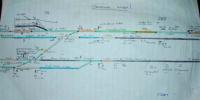 Hand drawn Track Diagram of Stirling North Signalbox<br><br>[Colin Harkins /ci/1995]