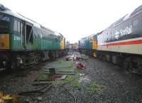 Part of the wet yard at SRPS Boness on 6 September 2006.<br><br>[John Furnevel 06/09/2006]