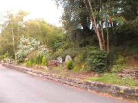 Lanscaped remains at Rumbling Bridge - closed 1964<br><br>[Brian Forbes 10/09/2006]