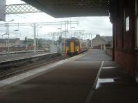 Stranraer bound 156431 enters Paisley Gilmour Street<br><br>[Graham Morgan 12/09/2006]