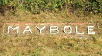 Maybole on 15 September 2006 - with the station name now clearly picked out in white brick on the disused platform - see News Item.   <br><br>[David Kiltie 15/09/2006]