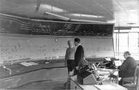 The interior of Perth Power Signal Box.<br><br>[John Robin 24/05/1963]