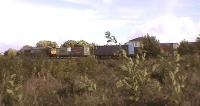 A container train takes the right fork for Grangemouth.<br><br>[Brian Forbes 19/09/2006]