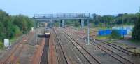 View looking east at Cadder Yard. Is that a new DRS depot to the right?<br><br>[Ewan Crawford 22/09/2006]