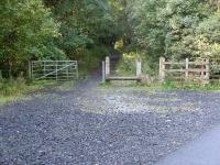 A view up the short branch leading to Blairhall Colliery from the Stirling - Dunfermline line.<br><br>[Mark Poustie 23/09/2006]