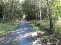 The site of Forest Mill station looking towards Dunfermline.  A small goods yard was located on the right here.<br><br>[Mark Poustie 23/09/2006]