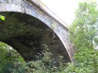 Viaduct over the Black Devon.  Trees now make photography of the viaduct very challenging<br><br>[Mark Poustie 23/09/2006]