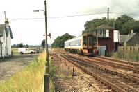 Northbound over Errol LC in August 1992<br><br>[John McIntyre 10/08/1992]