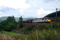 Coal imported through Hunterston heads south from Greskine.<br><br>[Ewan Crawford 25/09/2006]