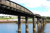 Looking north at Scotswood and the viaduct from the south bank of the Tyne.<br><br>[Ewan Crawford 26/09/2006]