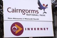 Invernet, the name given to the suburban rail network serving Inverness and backed  by a number of public and private bodies. The logo can now be seen throughout the region.<br><br>[Brian Forbes 23/09/2006]