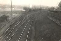 Horwich Mogul 42914 on loop on Potterhill Branch.<br><br>[G H Robin collection by courtesy of the Mitchell Library, Glasgow 05/05/1953]