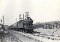 N2 0-6-2T 69507 passing the site of Parkhead North station in May 1958 with a Hyndland - Shettleston train.<br><br>[G H Robin collection by courtesy of the Mitchell Library, Glasgow 01/05/1958]