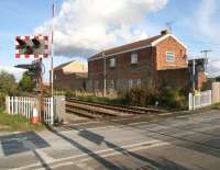 Site of the former Rillington station on the York - Scarborough line. View east in October 2008. Rillington closed to passengers in 1930. [Ref query 6576]<br><br>[John Furnevel 02/10/2008]