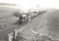 40604 approaching Auchnagatt station on 15 May 1955 with a freight for Fraserburgh.<br><br>[G H Robin collection by courtesy of the Mitchell Library, Glasgow 15/05/1959]