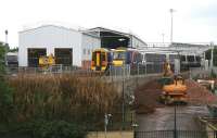 Haymarket MPD on 1 October 2006 with much of the fitting out work completed on the new sheds.<br><br>[John Furnevel 01/10/2006]