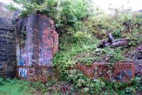 Remains of Station building. <br><br>[Colin Harkins 29/09/2006]