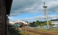 Eastbound Sprinter at Hexham is given the off.<br><br>[Ewan Crawford 26/09/2006]