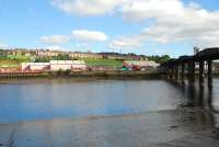 Looking north to Scotswood. The line to Wylam ran west from a junction at the far end of the viaduct. Scotswood station had platforms on both lines.<br><br>[Ewan Crawford 26/09/2006]