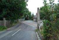 Witton-le-Wear looking east. The station was on the far side of the level crossing.<br><br>[Ewan Crawford 26/09/2006]