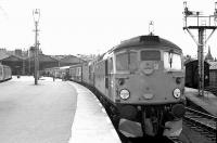 5327+5343 at the head of a train boarding at Inverness on 09 June 1973.<br><br>[John McIntyre 09/06/1973]