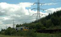 Southbound Freightliner just north of Beattock.<br><br>[Beth Crawford //2005]