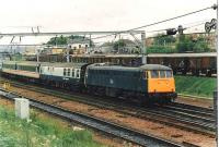 Class 81.010 leaves Carstairs for Glasgow.<br><br>[Brian Forbes //]