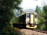 Southbound Sprinter at Inveruglas in October 2006.<br><br>[Ewan Crawford 04/10/2006]