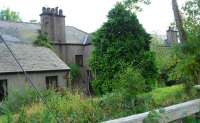 The buildings at Camerton are now private houses. View looks south from the trackbed.<br><br>[Ewan Crawford 27/09/2006]