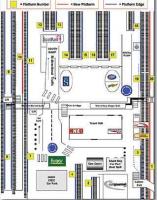 New layout at Waverley from Network Rail flyer. Note 5&6 are the short bays used for loco stabling, 8&9 are the current <i>sub</i> platforms 20&21, two tracks exist between 10&11.<br><br>[John Furnevel 18/10/2006]