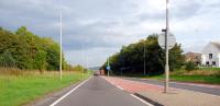 More or less the site of Brigham looking east. Railway now a road.<br><br>[Ewan Crawford 27/09/2006]