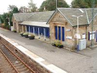 Tain. The main building, redundant and boarded up. 16/10/06 <br><br>[John Gray 16/10/2006]