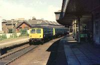 The next train for Waverley stands in the old station at North Berwick. <br><br>[Ian Dinmore //]