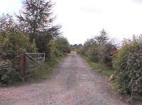 Track bed from Balado looking west towards Crook Of Devon.<br><br>[Brian Forbes /09/2006]