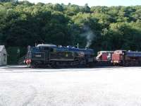 Simmering away at Haverthwaite.<br><br>[Ewan Crawford 20/06/2003]